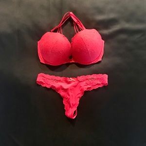 Victoria secret bra and pantie set